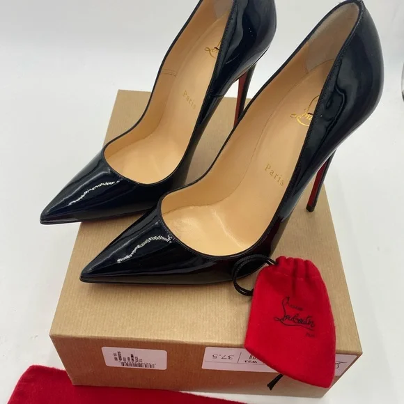Women’s Christian Louboutin so Kate 120 patent Pumps size 37.5 made in … - Picture 11 of 11
